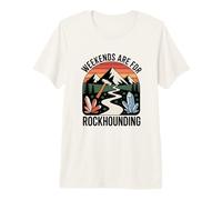 Fines De Semana Weekends Are For Rockhounding Rocas Camiseta Premium