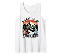 Fines De Semana Weekends Are For Rockhounding Rocas Camiseta sin Mangas