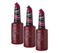 Finest Call Premium Raspberry Puree Mix/Preparación para Cocktail Raspberry Puree Collection Exclusivo Bar Essentials - 1 x 1 litro (Paquete de 3)