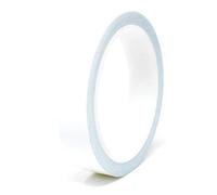 Finest Folia 10 metros de tiras decorativas mate para auto, camión, moto, barco, maquetas, manualidades, bricolaje, decoración, tiras laterales adhesivas autoadhesivas (Blanco mate, 20 mm de ancho)