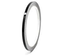 Finest Folia 10 metros tiras decorativas para coche moto barco modelismo rayas para la artesanía manualidades (Negro brillante, 5mm)