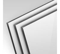 Finest Folia 3 placas compuestas de aluminio DIN A4, 20 x 30 cm, corte de 3 mm de grosor, para vallas, puertas, postes, placas de aluminio en blanco, resistentes a la intemperie, sin imprimir (3,
