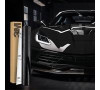 Finest Folia 3M 2080 Car Wrapping - Lámina autoadhesiva para coche, moto, barco, protector de pintura 3D con canales de aire para laminar (G12 negro brillante, 100 x 152 cm)