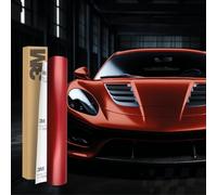 Finest Folia 3M 2080 - Lámina adhesiva para coche, 30 x 152 cm, para coche, moto, barco, protector de pintura 3D con canales de aire para laminar, SP273 (satén vampiro rojo)