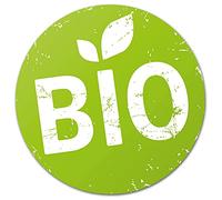 Finest Folia 500 Pegatinas 20mm Diámetro Verde Bio Vegan Vegetarisch Glutenfrei Laktose Con un laminado protector autoadhesivo R002