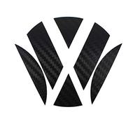 Finest-Folia Emblema Esquinas Carbon Negro Trasera Volkswagen Golf 6 Vi GTI GTD R Turbo Logo Pantalla Trasero