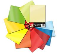 Finest Folia Evo Ultraflock - Película para plotter textil, 10 colores en un juego, formato DIN A4, 30 x 20 cm, para tejidos, ropa, camisetas, accesorios (Conjunto 5)