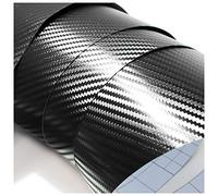 Finest Folia FFX - Lámina protectora para coche (carbono, 30 x 152 cm), color negro