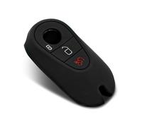 Finest Folia Funda para Llave ME Compatible con Mercedes Clase C Clase S EQE EQS GLC para 2 Botones Llave de Coche Funda de Silicona para Llave de Coche (Negro)