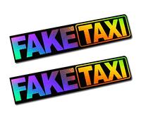 Finest Folia - Juego de 2 pegatinas para coche, moto, autobús, caravana, coche, accesorio R103, holograma, 2 unidades