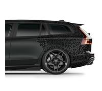 Finest Folia Juego de 6 hojas DIN A4 para coche, diseño de leopardo, moto o autobús, accesorios para coche, diseño de leopardo, K172 (negro mate)