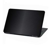 Finest Folia Lámina Protectora de Vinilo para Ordenador portátil, diseño Abstracto (LP25, Negro carbón, 17 Pulgadas)