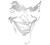 Finest Folia - Pegatina de Joker de 10 x 7 cm, diseño con texto en inglés "Why so serious", película decorativa para coche, autobús, caravana, accesorios de coche