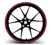 Finest Folia Pegatina del borde de la llanta 16 partes adecuado para 16“ 17” 18” 19” para el coche y la motocicleta