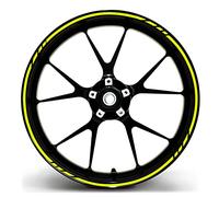 Finest Folia Pegatina del borde de la llanta 16 partes adecuado para 16“ 17” 18” 19” para el coche y la motocicleta