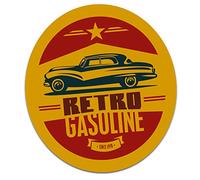 Finest-Folia Pegatina retro vintage Old School Ace Kult Rockabilly