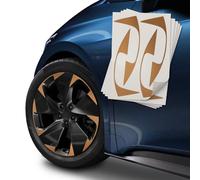 Finest Folia Pegatinas para llantas compatibles con Cupra Born Typhoon llanta pegatinas para llanta de coche juego de láminas juego completo lámina de diseño resistente a la intemperie autoadhesiva