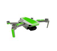 Finest Folia Protector de pantalla compatible con dron DJI Mini 2 y controlador, juego de pegatinas a medida, resistente al agua, adhesivo parcial, K156-08 verde neón