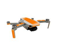 Finest Folia Protector de pantalla compatible con dron DJI Mini 2 y controlador, juego de pegatinas de diseño a medida, impermeable, K156-09 naranja neón