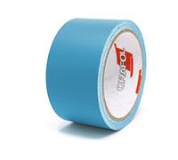 Finest Folia Tiras decorativas mate para coche, camión, moto, barco, modelismo, manualidades, decoración, tiras laterales, tiras adhesivas (azul claro, mate, 50 mm de ancho)