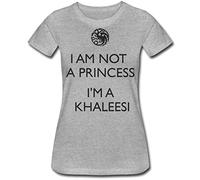 Finest Prints I'm Not A Princess I'm Khaleesi Camiseta para Mujer Small