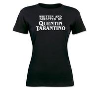 Finest Prints Written and Directed by Quentin Tarantino Camiseta para Mujer Small