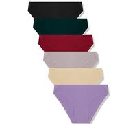 FINETOO Pack de 6 Bragas sin Costuras Hipster Invisibles Ropa Interior Sexy Ropa Interior cómoda lencería Mujer Panties Bikini Multipack
