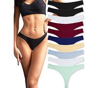 FINETOO Soft Tanga, Set 1-10pcs, M para Mujer