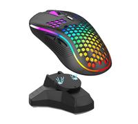 FineUsea Base de carga inalámbrica de alta velocidad: compatible con Logitech G PRO X Superlight 2 (2023), G502X Lightspeed, G903 Lightspeed y muchos otros para mouse inalámbrico Razer/Logitech