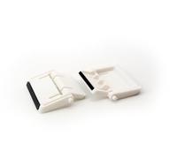 FineUsea Patas de teclado de repuesto compatibles con Razer, patas inclinables de plástico blanco y negro compatibles con Huntsman, BlackWidow, Cynosa, Ornata, DeathStalker y más (blanco y negro)