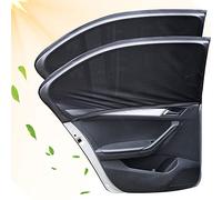 FINEVERNEK 2pcs Parasol de Coche Bebé, Mosquitera Infantil, para Ventanilla de Coche, para Niños y Mascotas