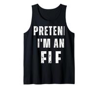 Finge Que Soy un Elfo, Disfraz a Juego para Halloween Camiseta sin Mangas
