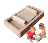 Finger Arm Wrestling Trainer, Wooden Interactive Hand Exerciser, Wrist & Grip Strength Training Board (Portable & Fun), Ideal for Climbers and Dormitory Use