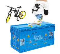 Finger Board Skate Park Kit - Finger Board Skate Park | ABS Fingers Training Kit - Enhances Fingers Coordination and Skates Skills for Kids Training and Family Play at Home Use