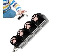 Finger Clicker, Portable Keyboard, 3.07x0.787x1.18 Inches Colorful Light Up Toy, Sensory Play for Kids Adults, Desk Bag Classroom Home Travel Accessories, Gift Teens for College Enthusiasts Collecting