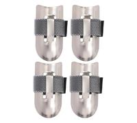Finger Cut Protection Tool, Stainless Steel Thumb Guard, Finger Cut Protectors, Adjustable Finger Protectors, Hand Safety Tool with Premium Stainless Steel Construction for Home Kitchen Accessories