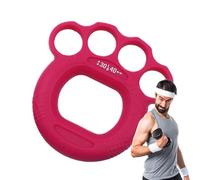 Finger Ejerciser - Grip Strengthener | Compact Silicone Lightweight Muscle Building Ejercising Tool For Improving Grip Strength, For Walking, Shopping, Camping