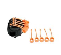 Finger Flexion Extension Trainer 20/40/60/75 lbs Adjustable Resistance, 4-in-1 Hand Grip Strengthener for Climbers Musicians Rehabilitation, Finger Exerciser for Fitness Strength Recovery(75 lbs)