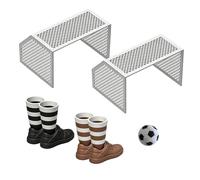 Finger Football Game, Table Soccer Toy Set, Mini Goal Kick Game, Educational Finger Sports Play, for Kids Family Fans Players Home Office Travel Party Gathering Camping Fun Competition