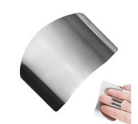 Finger Guard for Cutting, Hand Protection Kitchen Tool, Stainless Steel Finger Shield with ajustable Fit, Safety Cooking Accessory with Anti -Slip Grip, Food Prep Tool for Vegetables