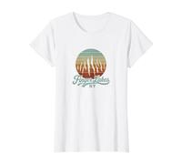 Finger Lakes New York NY Recuerdo Recordatorio Nativo Hombres Mujeres Camiseta gráfica económica, Mujer, Blanco, XL
