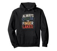 Finger Lakes Nueva York Senderismo Sudadera con Capucha
