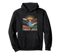 Finger Lakes Nueva York Senderista Desfiladero Sendero De Sudadera con Capucha