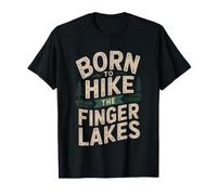 Finger Lakes Nueva York Senderista Mujeres De Los Camiseta