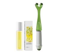 Finger Massager, Palm Roller Massagers Stick, 18x3.3x3.3cm/7.09x1.3x1.3 Inches Manual Thumb Massage Tool, Stress Relief Hand Relaxer for Daily Use, Travel, Work, Home, Kids Adults