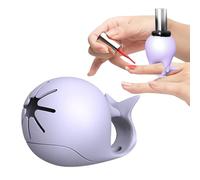 Finger Nail Polish Bottle Holder, Untippable Nails Polishing Bracket, Non-Slip Silicone Stand, Wearable Anti-Spill Gel Holders for Salon Home Travel Use, for Women and Girls