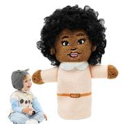 Finger Puppets for Kids, Role Play Plush Toy, African Black Family Members Storytelling Marionette, Educational Interactive Puppet for Children’s Imagination and Plaything