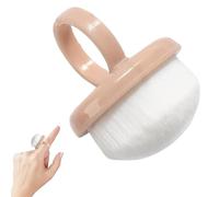 Finger Ring Nail Dust Brush - Ring Cleaning Brush for Nail and Toenail, Soft Manicure Duster Tool with Comfortable Fit, Salon Accessories for Home Travel Use