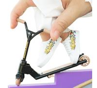 Finger Scooters for Kids and Teens, Two-Wheel Fingertip Trick Toys, Educational Desk Game Perfect and Ideal for Boys, Girls, Youth, Family, Friends, Or School Playtime, 1 Par