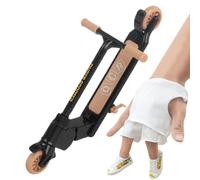Finger Scooters, Mini Two-Wheel Toy Scooter Set for Kids and Teens, Tiny Fingerboard Movement Game, Perfectfor Boys Girls Friends Family, Interactive Educational Desk Fidget Toy
